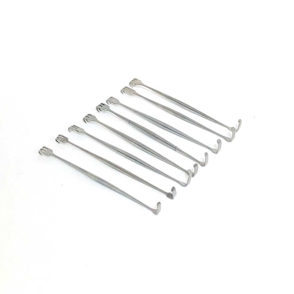 LOT OF 8 SURGICAL SENN RETRACTOR DOUBLE ENDED