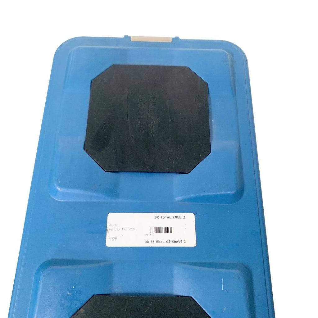 Aesculap REF JK440 STERILIZATION CASE W/JP002 LEAD AMD TRAY WITH PAD