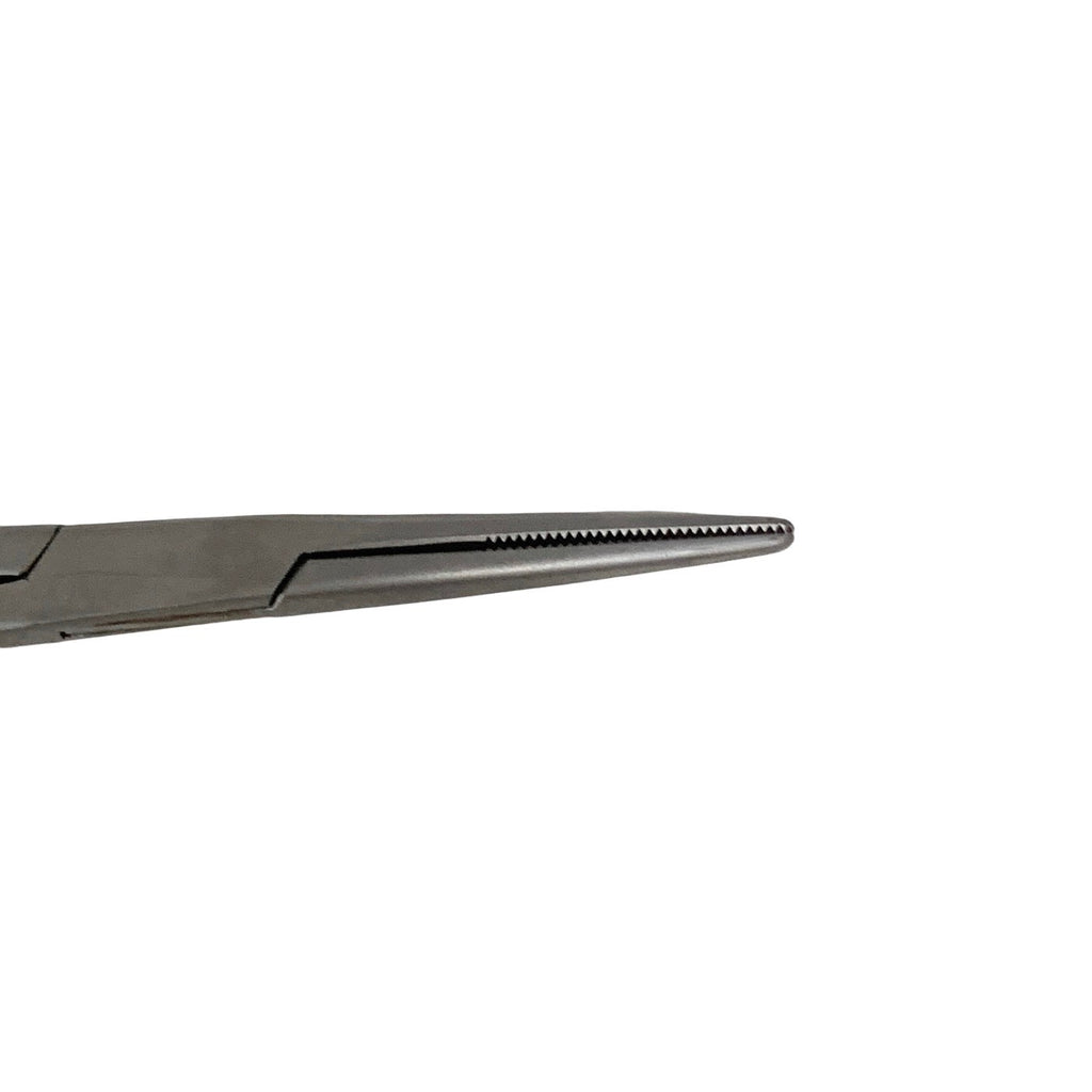 Aesculap Ref BH134R, Hemostatic Forceps, straight, 140 mm (5 1/2")