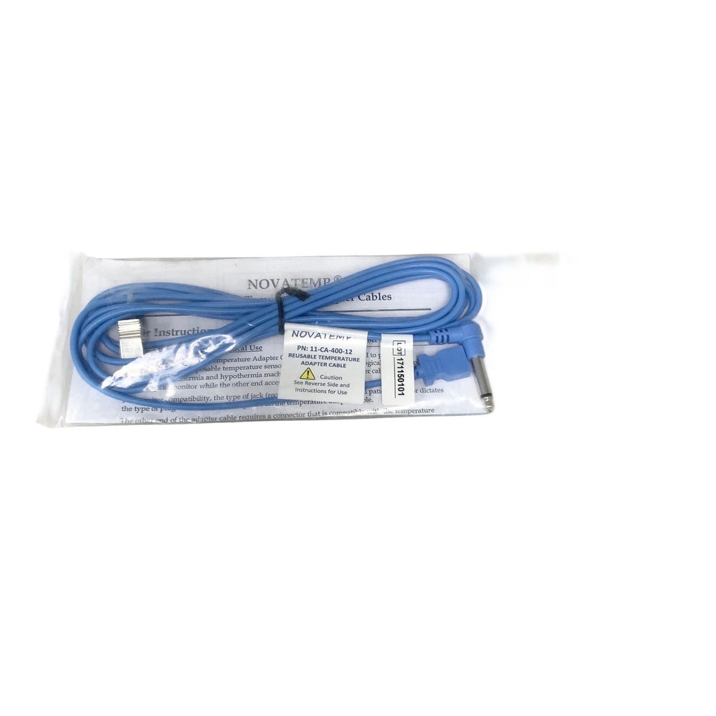 NOVAMED REF 11-CA-400-12, 12 Ft [3.6m) REUSABLE TEMPERATURE ADAPTER CABLE