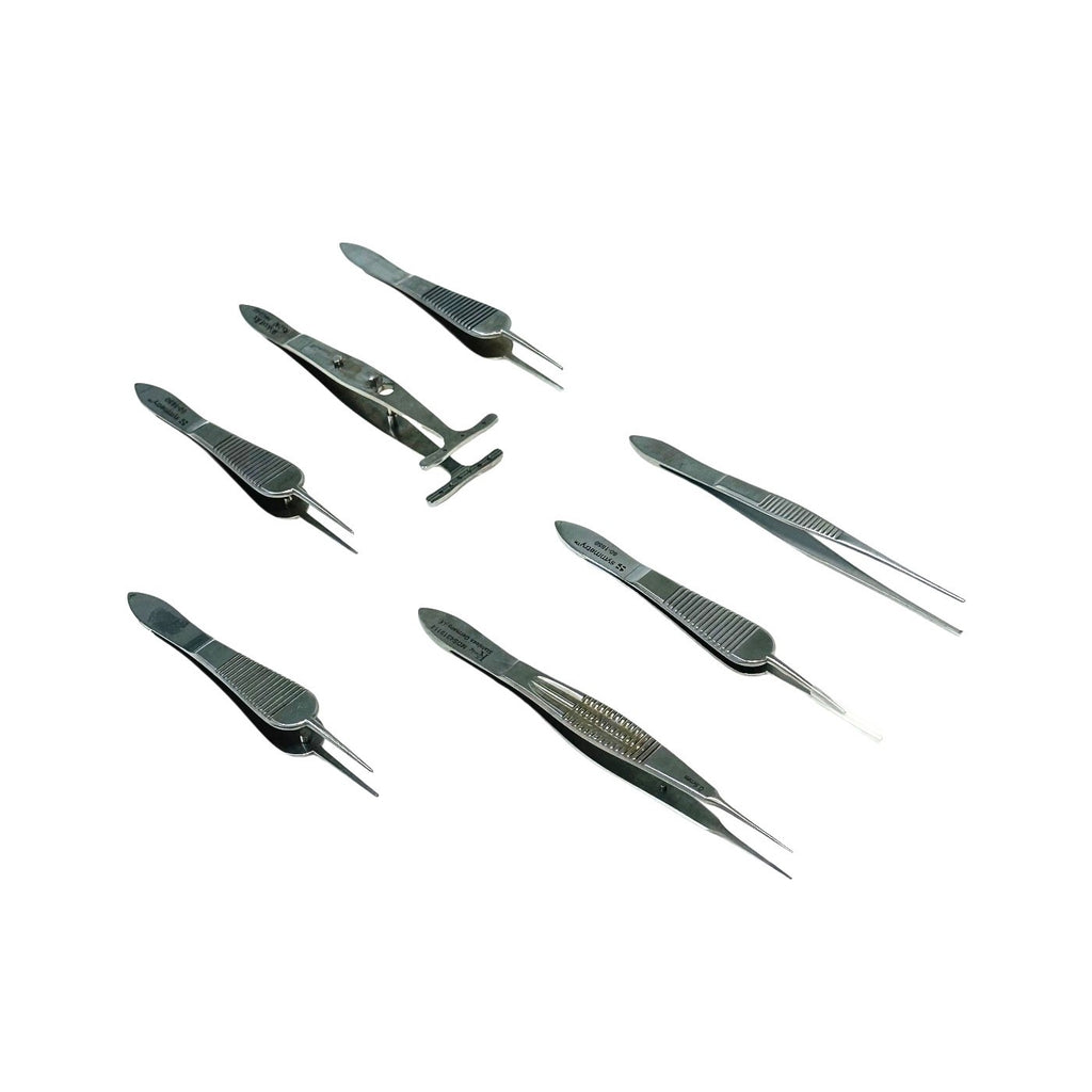Symmetry / Waalcott / Ssi / Konig / V Mueller Lot Of 7 Surgical Forceps