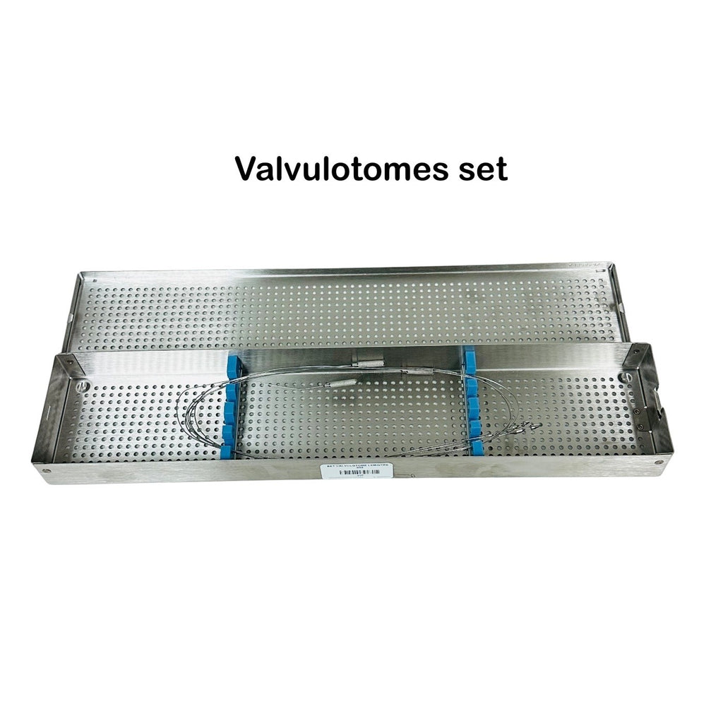 Pilling/ LeMaitre Valvulotomes 2 , 3 and 4mm Instrument set w/ SS CASE