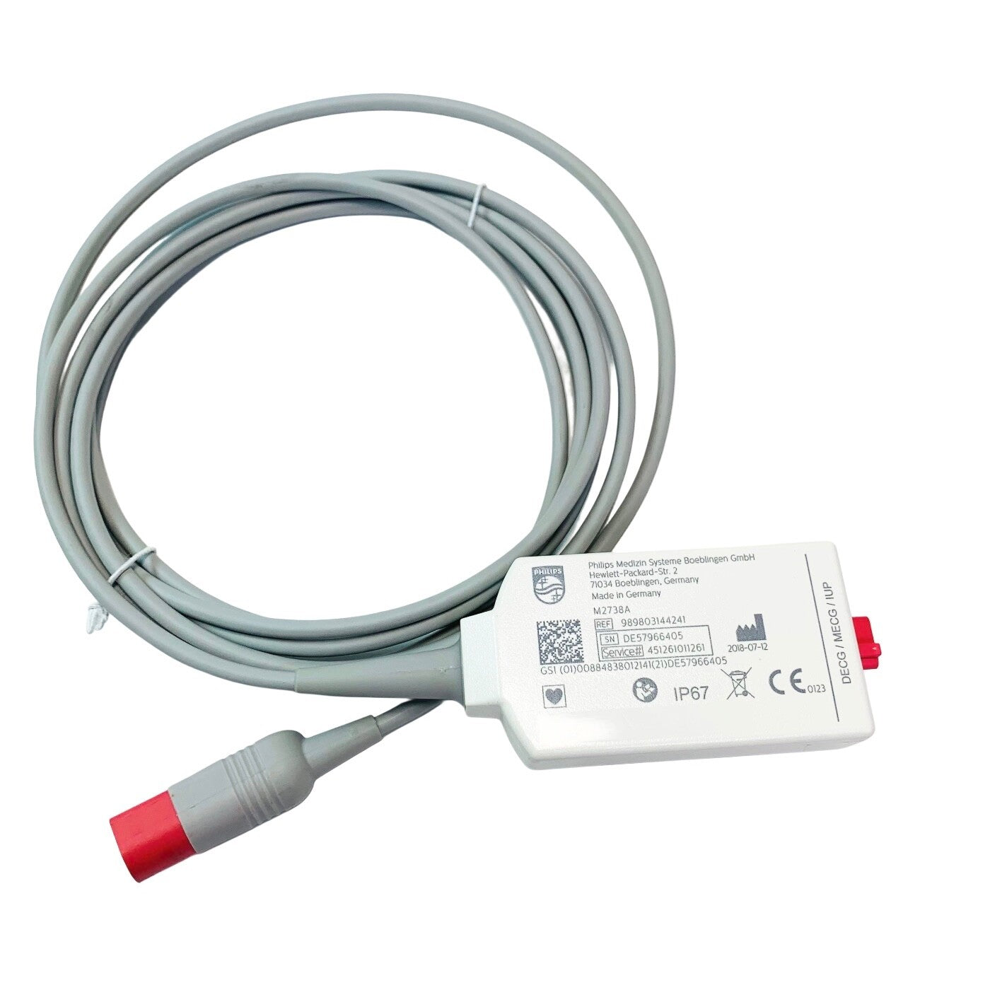 Philips REF M2738A, 989803144241 ECG Patient Module