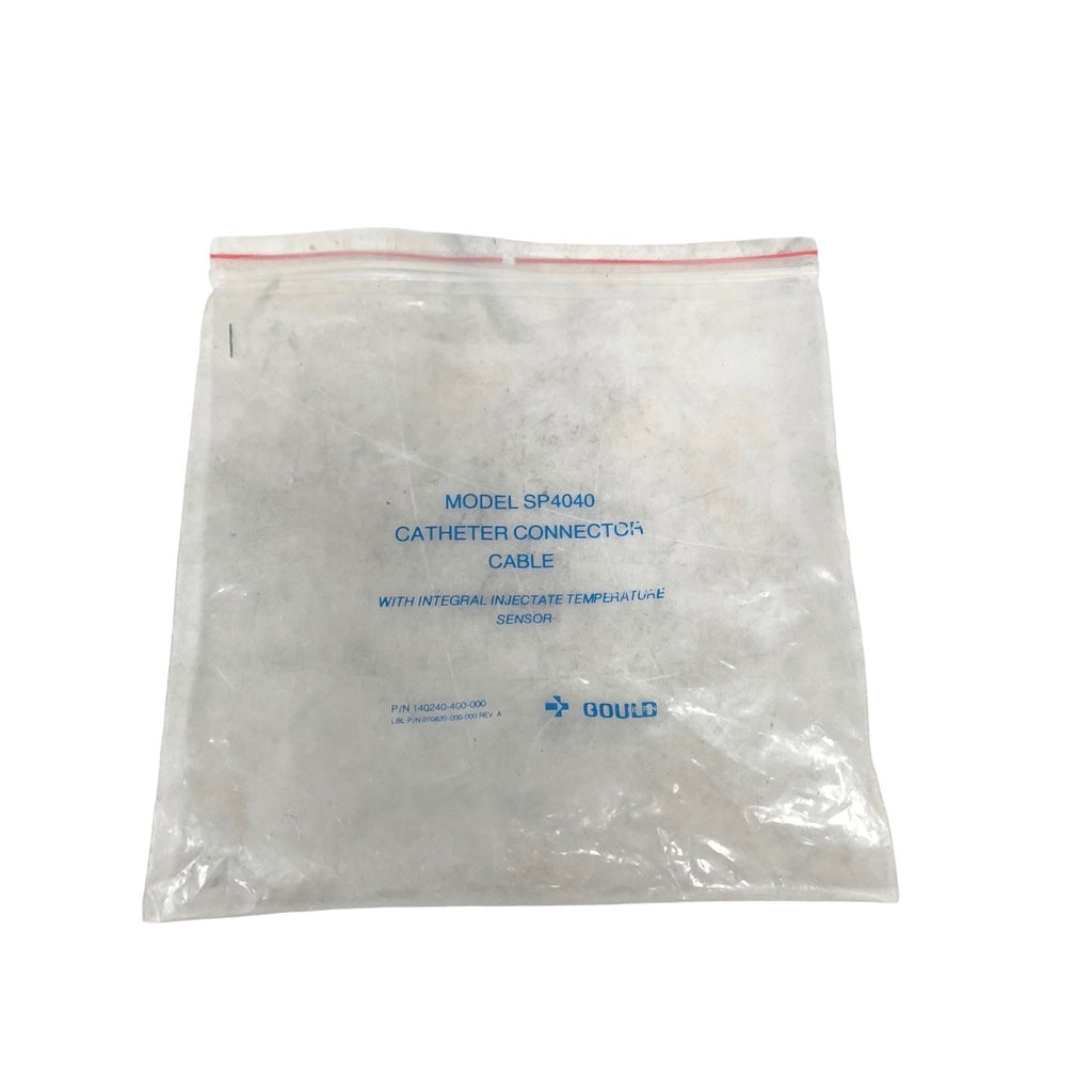 Gould SP4040 Catheter Connector Cable Temp Sensor Medical P/N 140240