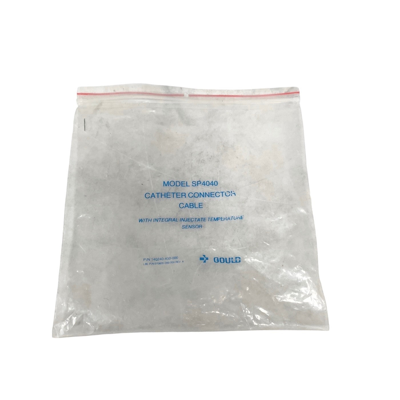 Gould SP4040 Catheter Connector Cable Temp Sensor Medical P/N 140240