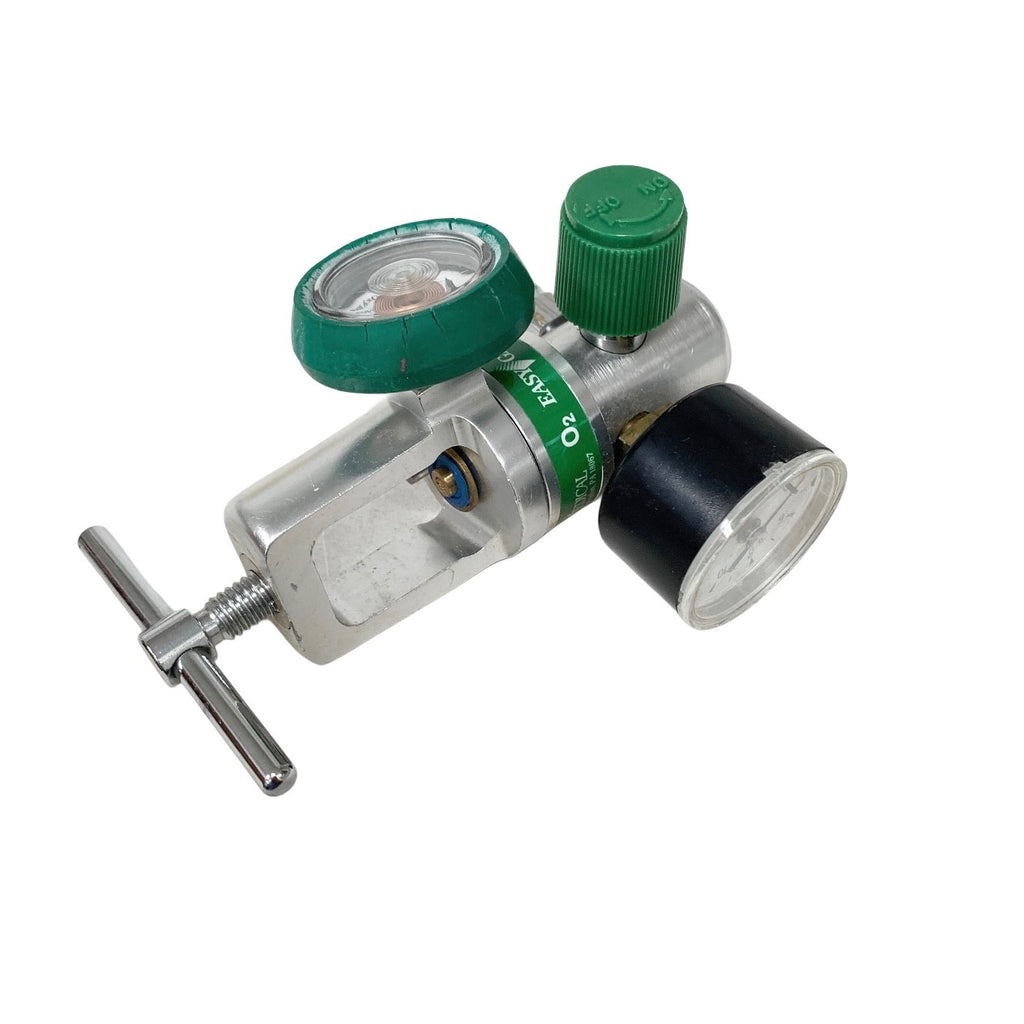 Precision Medical EasyGauge Oxygen Regulator REF 168715G,  0-15 LPM Yoke CGA-870