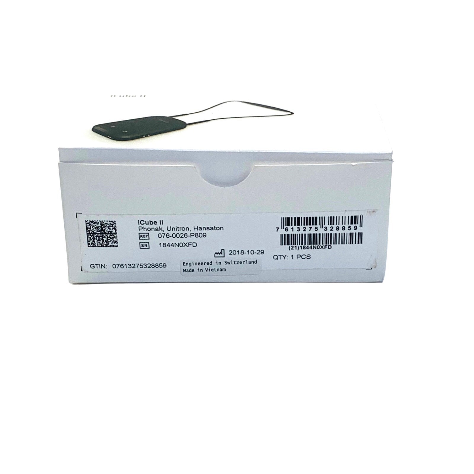 PHONAK REF 076-0026-P809, iCube lI UNITRON HANSATON HEARING AID PROGRAMMING