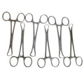 GERMAN BACKHAUS TOWEL CLAMPS LOT OF 6. ASSORTED BRANDS SIZE 5 1/2 INCHES.