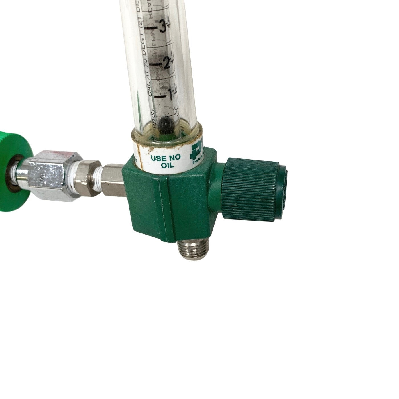 Precision Medical 2MFA1001 Oxygen Flowmeter O2 0-15 LPM 50 PSI DISS Female Inlet