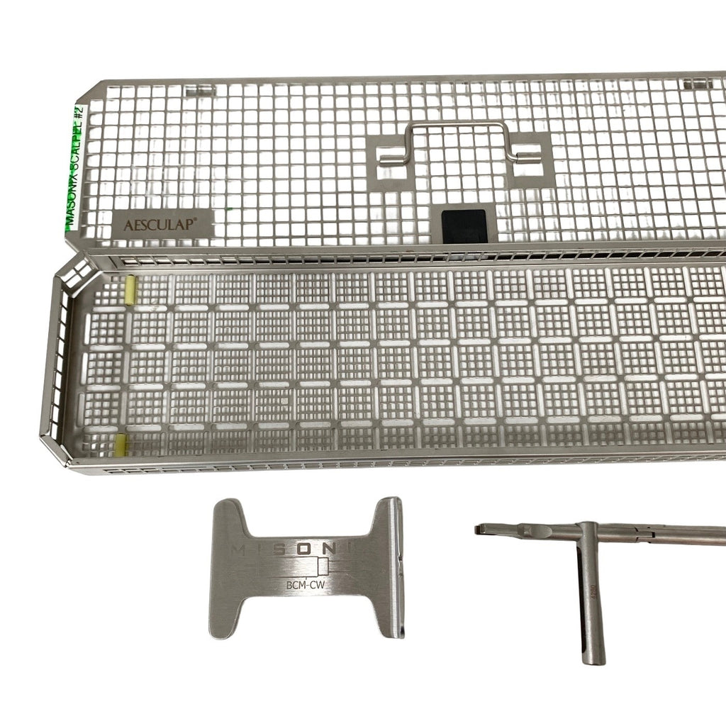 MISONIX REF BCM-2W, Blade T-wrench w/BCM-CW NeXus Counter WRENCH & AESCULAP CASE