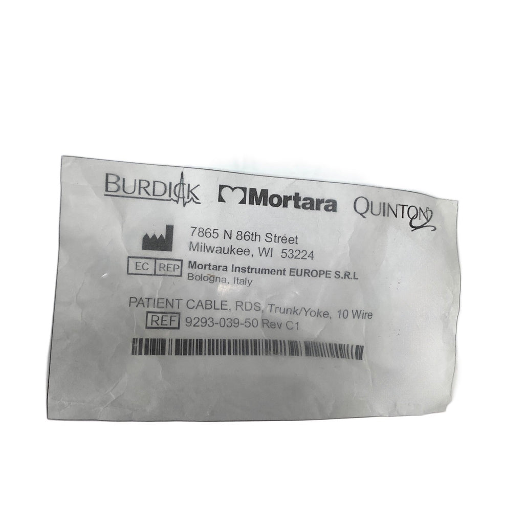 Burdick Ref 9293-039-50, 10 Lead ECG EKG Patient Cable RDS