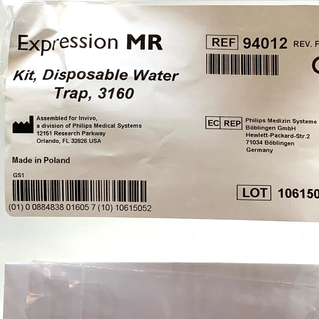 Philips REF 94012, Expression MR Kit, Disposable Water Trap, 3160