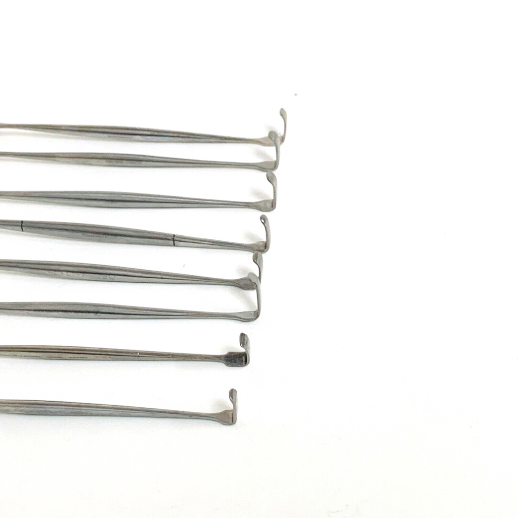 LOT OF 8 SURGICAL SENN RETRACTOR DOUBLE ENDED