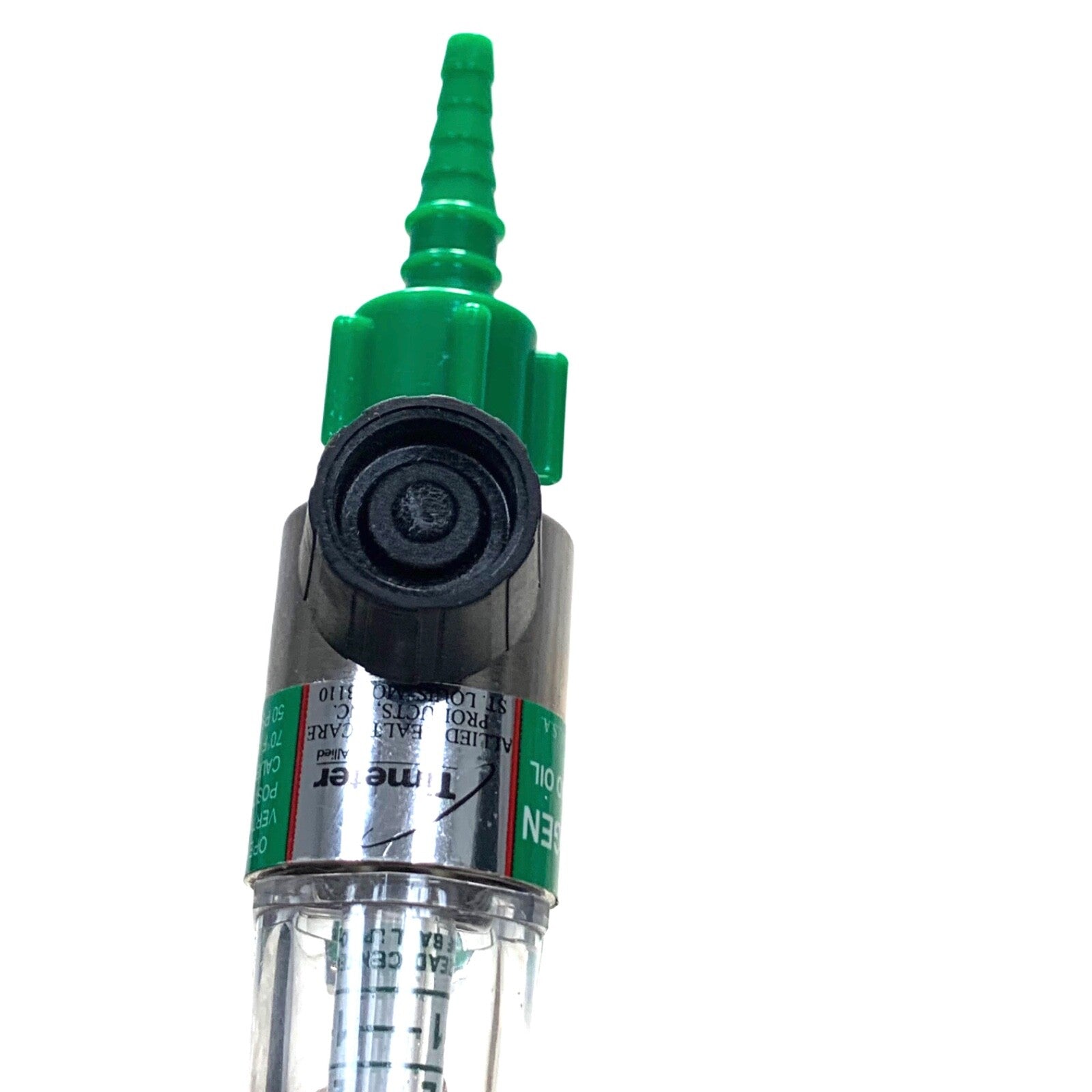 Allied Healthcare Timeter, Chemetron Oxygen Flowmeter w/ Male Attachment