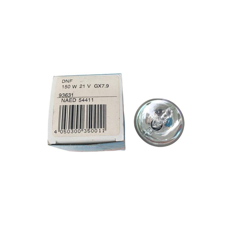 OSRAM 93631 EFP 150W 21V Halogen Photo Optic Lamp | GZ6.35 / GX7.9 Base | NEW