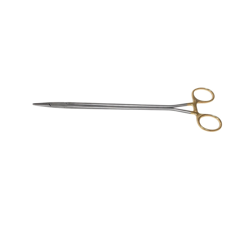 Aesculap BM023R Crile-Wood Needle Holder Gold Handle Tungsten Carbide 6" Surgery