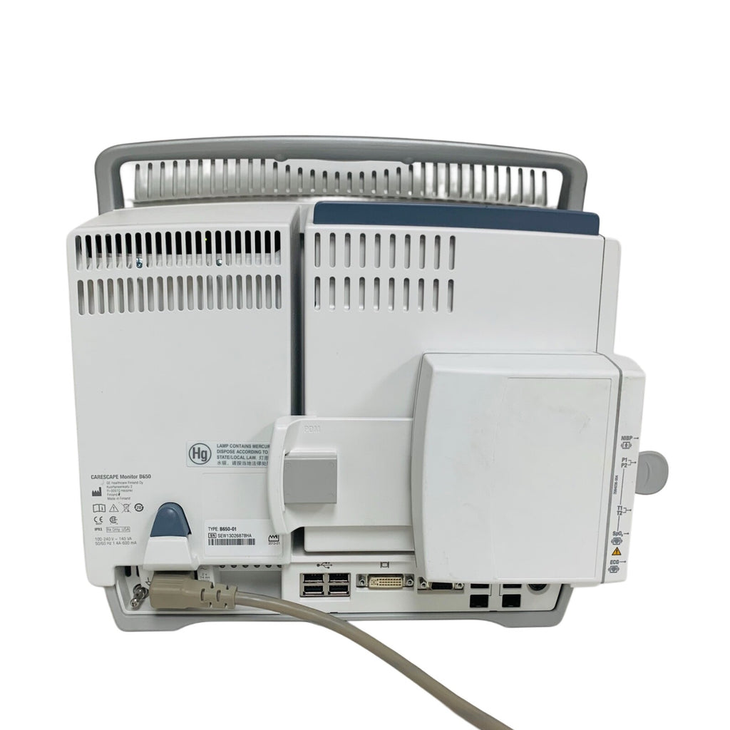 GE Healthcare Type B650-01 Patient Monitor W/ Module Type E-PSMP-01