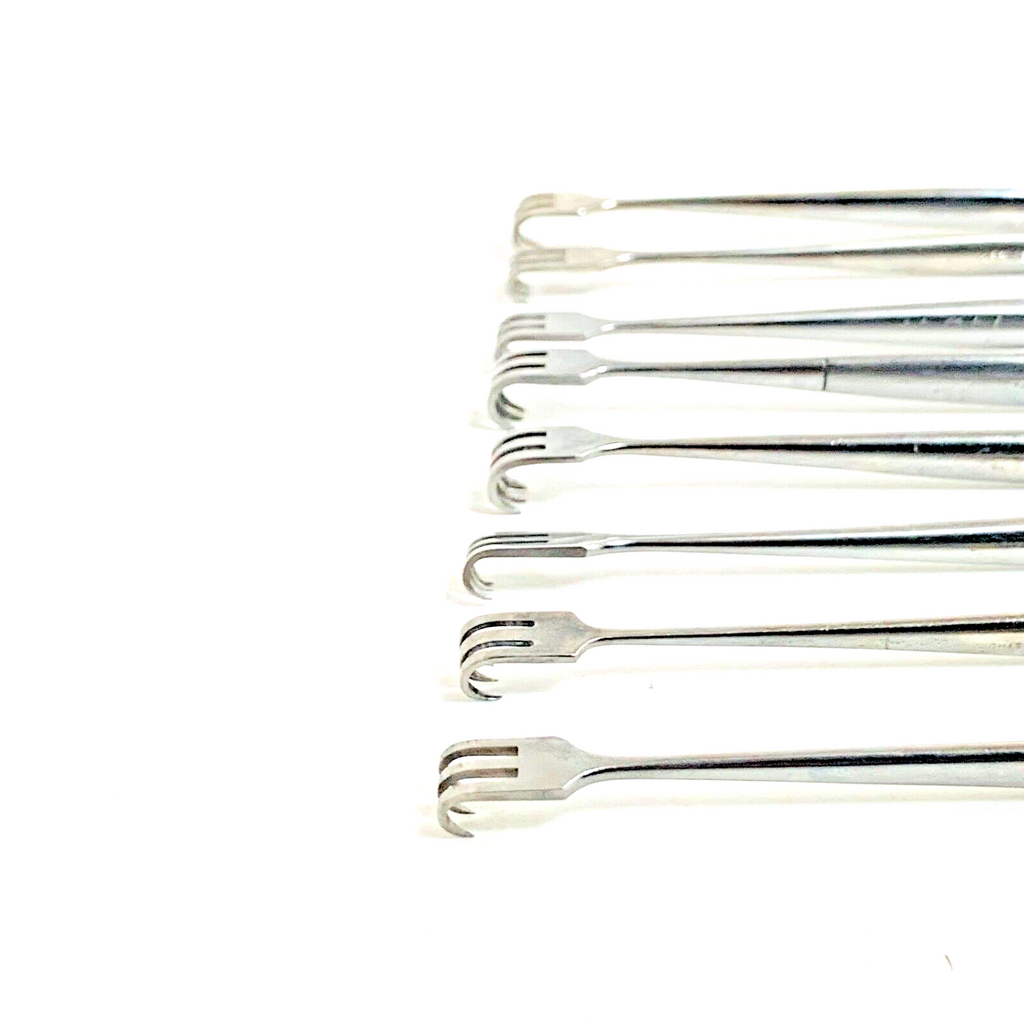 LOT OF 8 SURGICAL SENN RETRACTOR DOUBLE ENDED