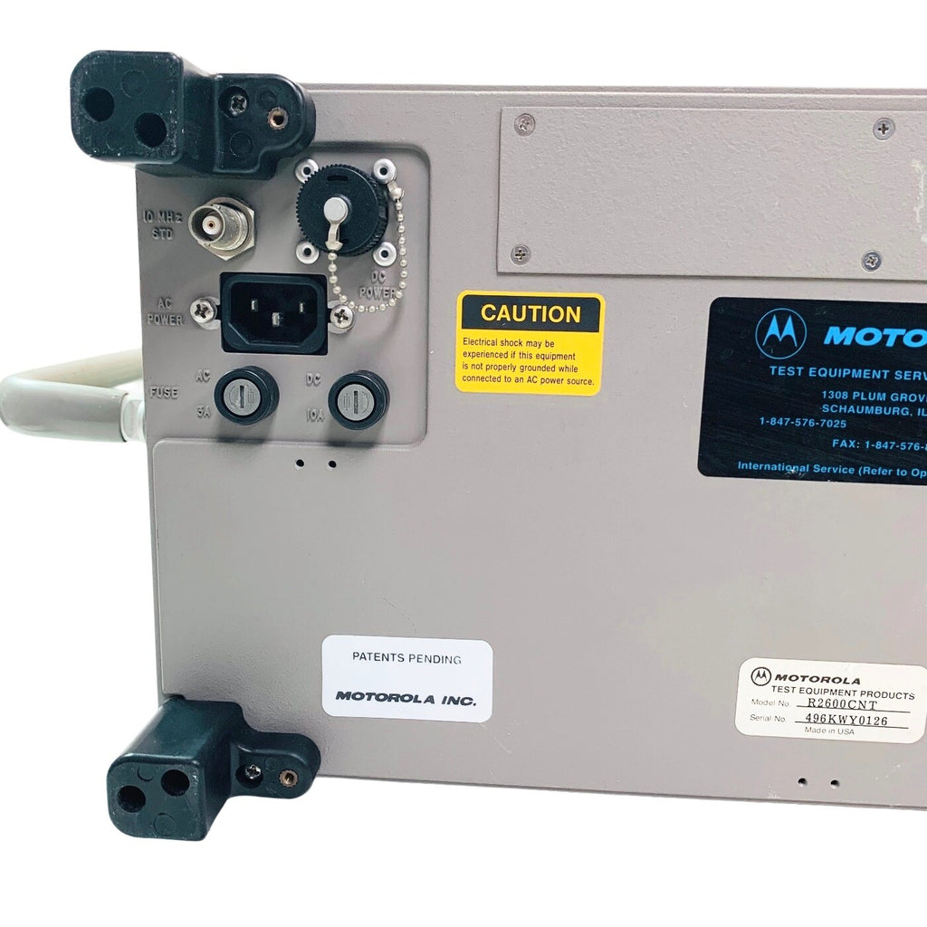 MOTOROLA Ref R2600CNT, COMMUNICATION SYSTEM ANALYZER