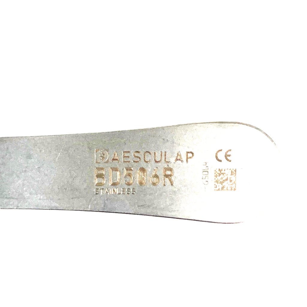 AESCULAP BD508R  4 3/4 INCH DELICATE STRAIGHT ADSONS FORCEPS. 1X2 TEETH