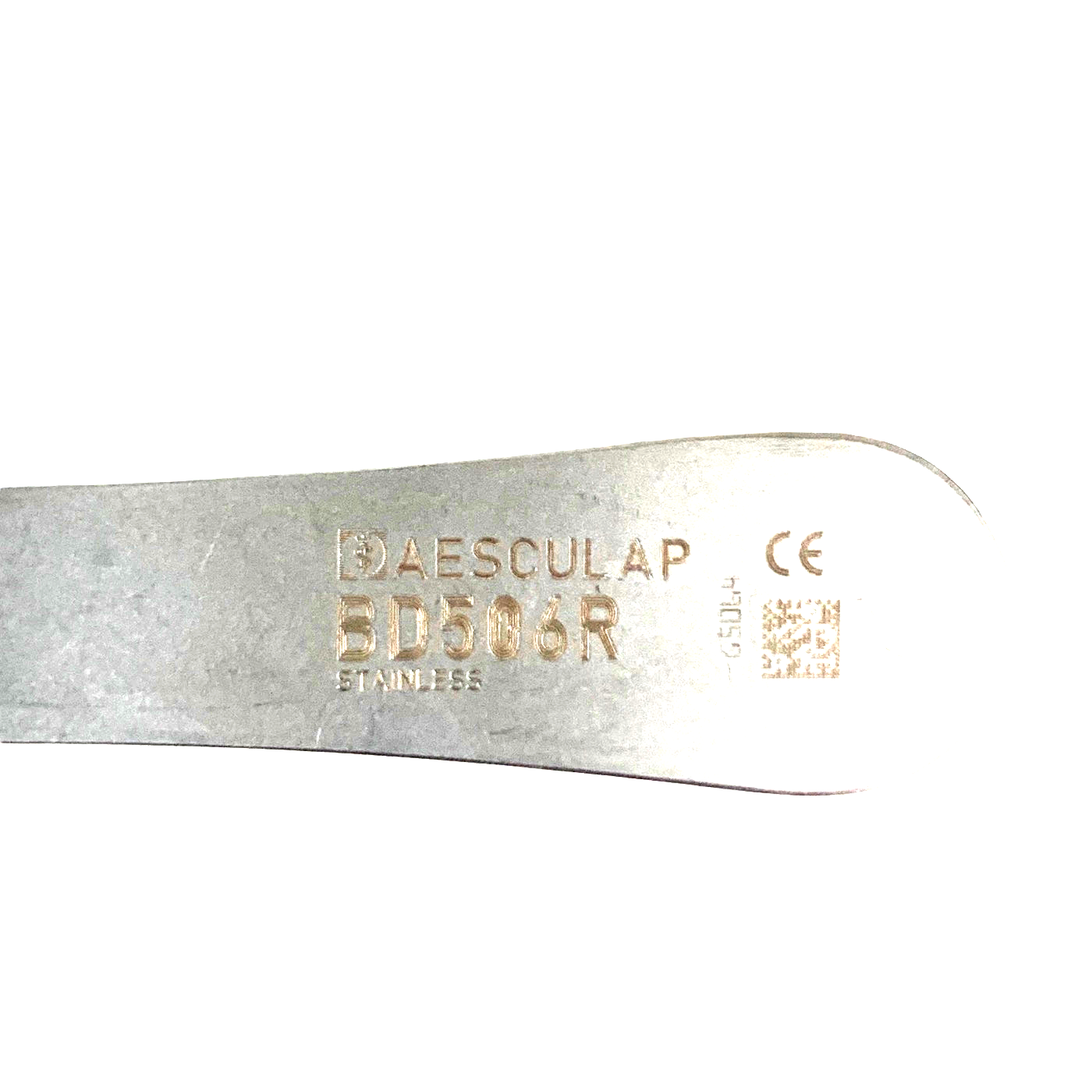 AESCULAP BD508R  4 3/4 INCH DELICATE STRAIGHT ADSONS FORCEPS. 1X2 TEETH