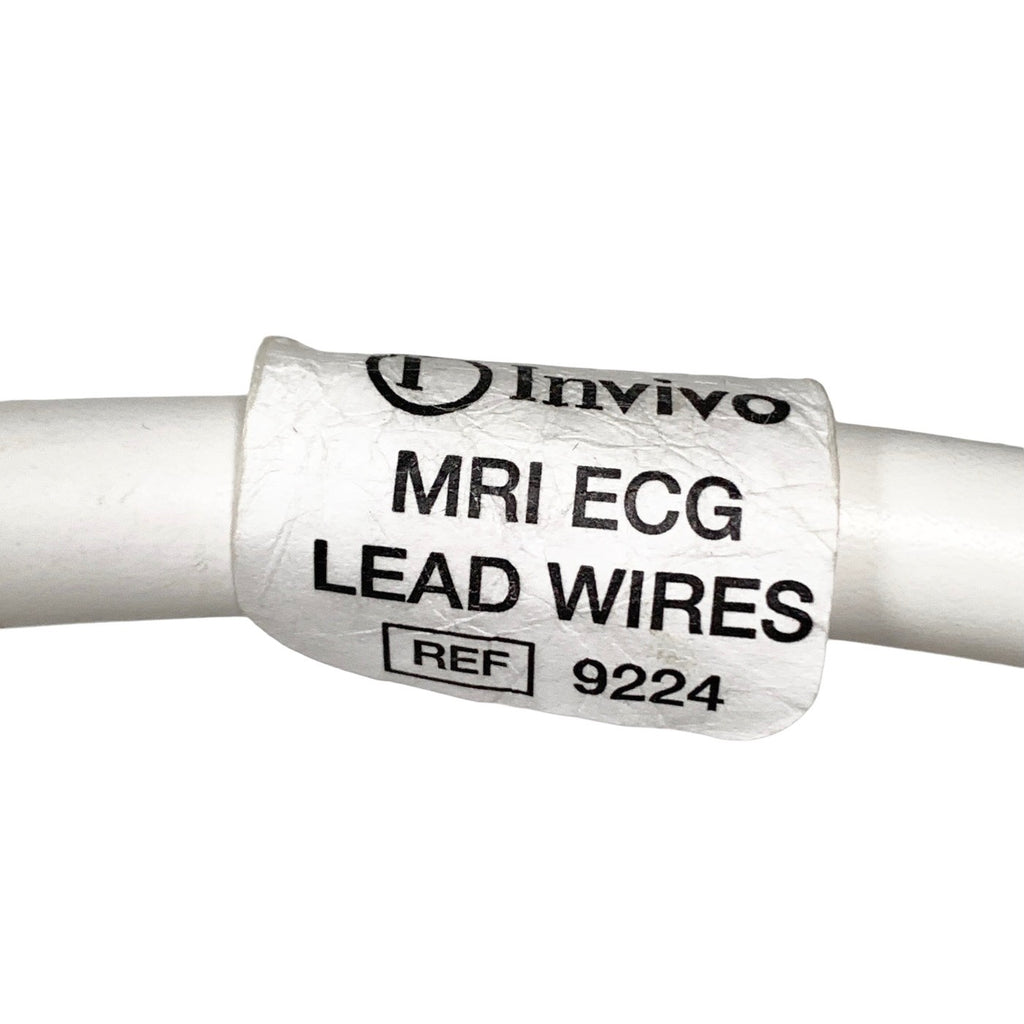 INVIVO REF 9224, MRI ECG LEAD WIRE, DAMAGED PIN SEE PICTURES, 4 LEAD ECG CABLE