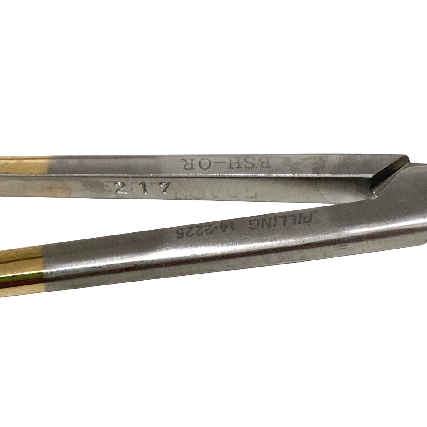Pilling Ref 14-2225, Mayo Scissors Curved 6.75" - Gold Handle