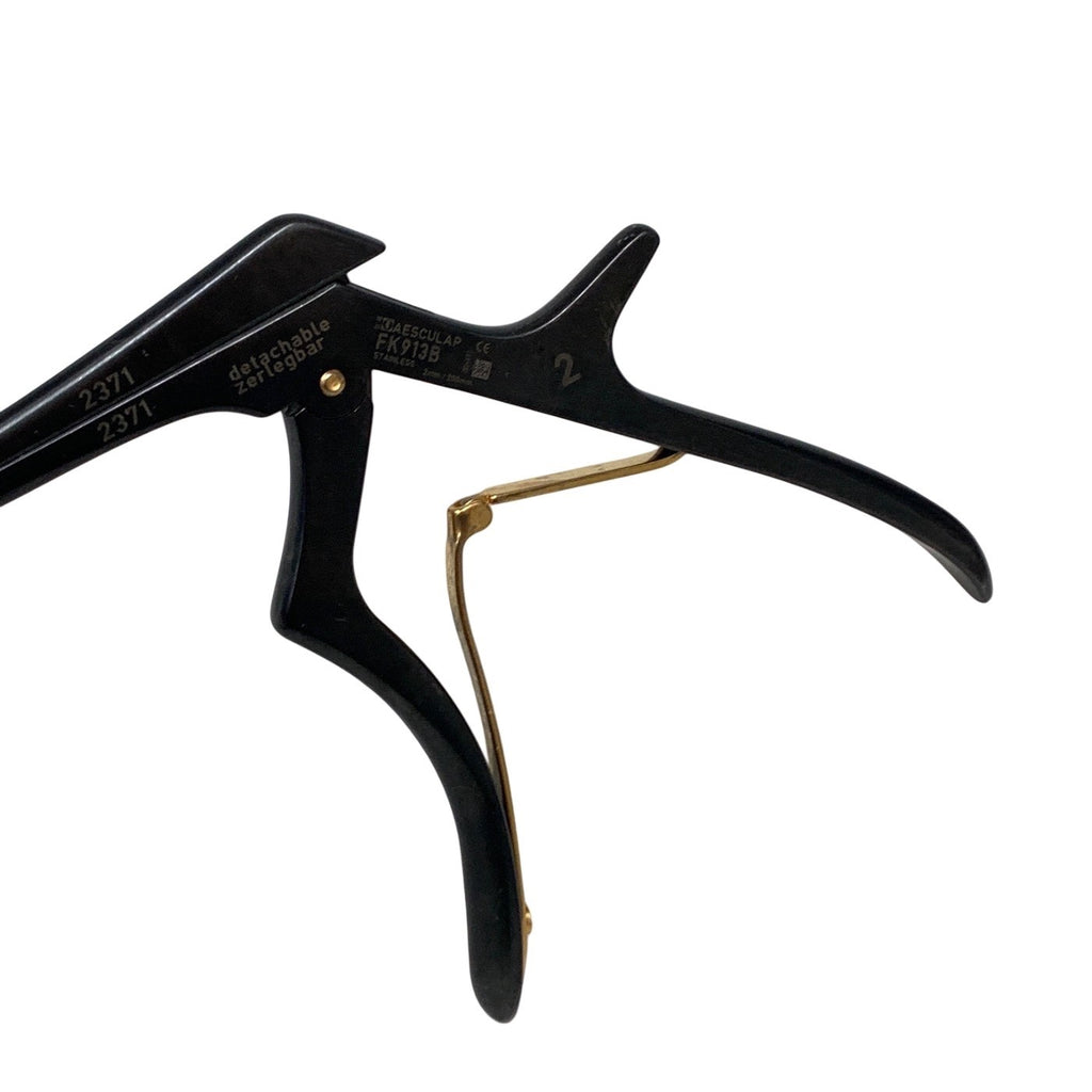 Aesculap FK913B Kerrison Noir Bone Punch 2mm 40° Up 200mm Detachable Ejector