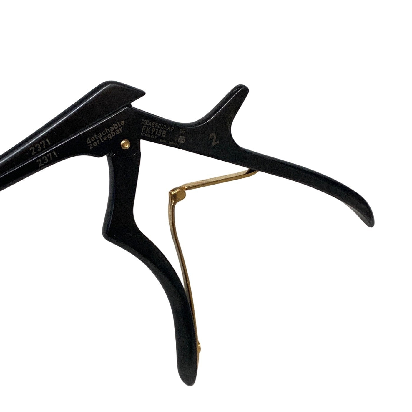 Aesculap FK913B Kerrison Noir Bone Punch 2mm 40° Up 200mm Detachable Ejector