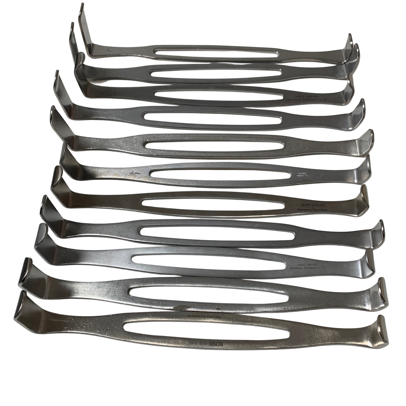 Surgical LOT OF 11 Double-Ended Army Retractor Instrument Assorted German brands