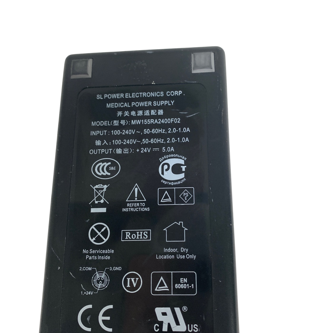 NDS REF 30B0036, MW155RA2400F02 MONITOR POWER SUPPLY 24V 5.0A