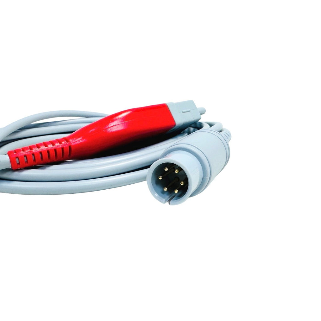 MINDRAY 0012-00-1255-05 Straight 3/5 Lead Ecg Cable - 10 Ft