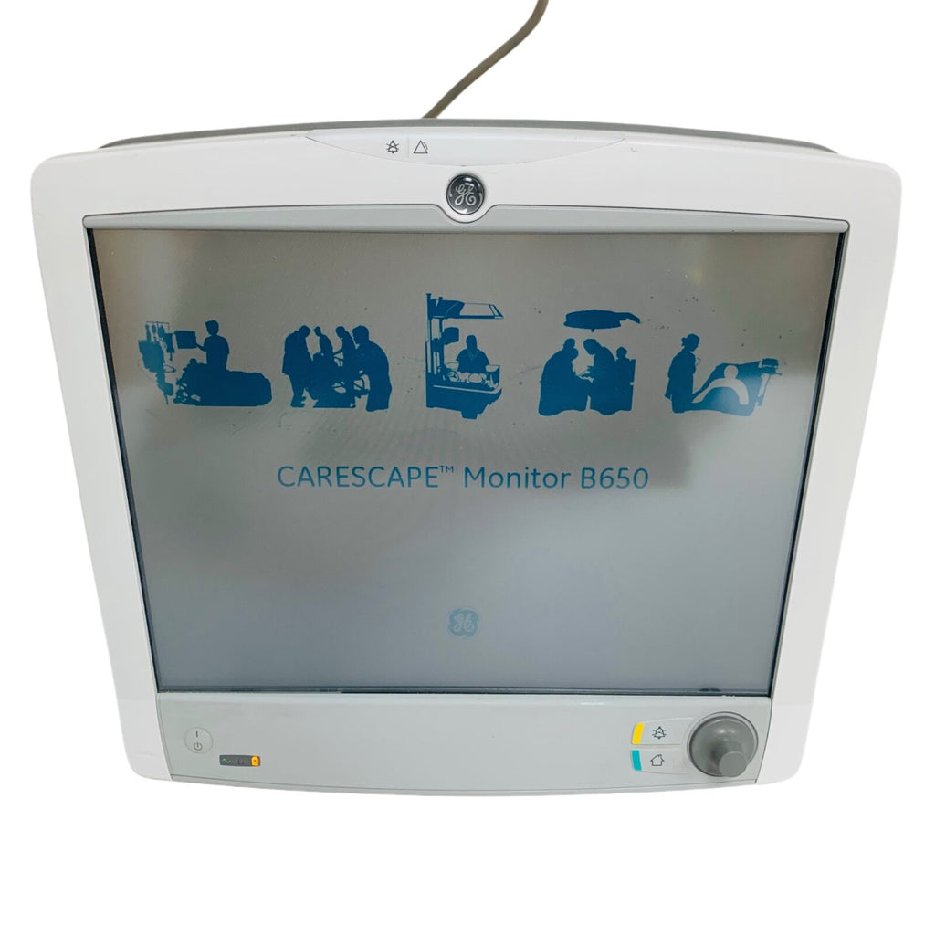 GE Healthcare Type B650-01 Patient Monitor W/ Module Type E-PSMP-01