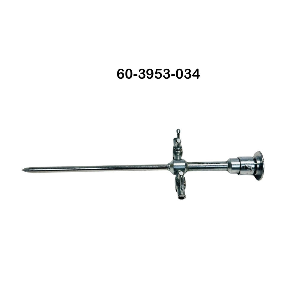 60-3953-034 Arthroscopic Sheath W/ 3953-31 Trocar Instrument