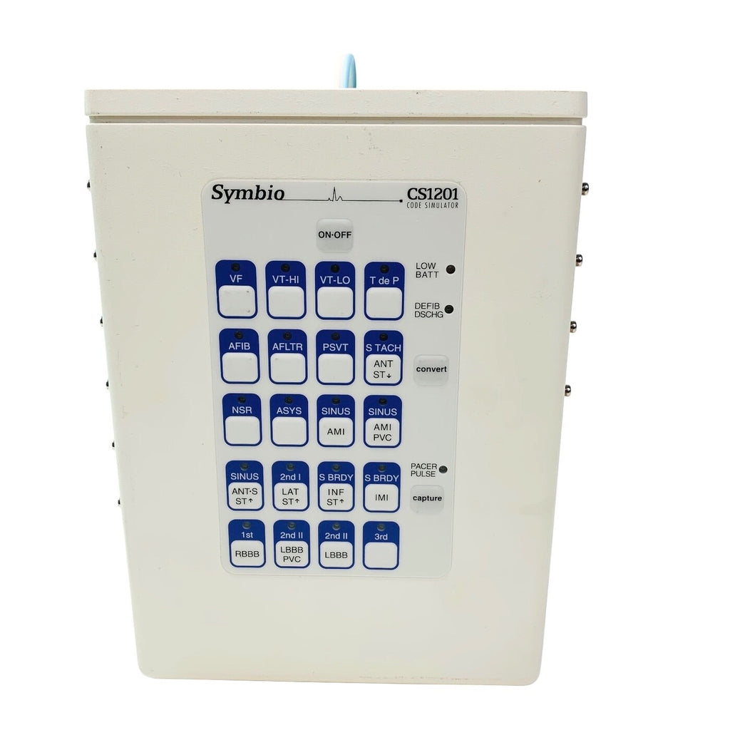 Symbio REF CS1201, 12 LEAD ECG CODE SIMULATOR WITH CONNECTOR