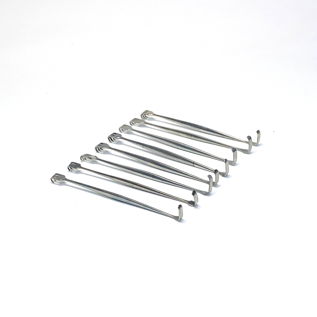 LOT OF 8 SURGICAL SENN RETRACTOR DOUBLE ENDED