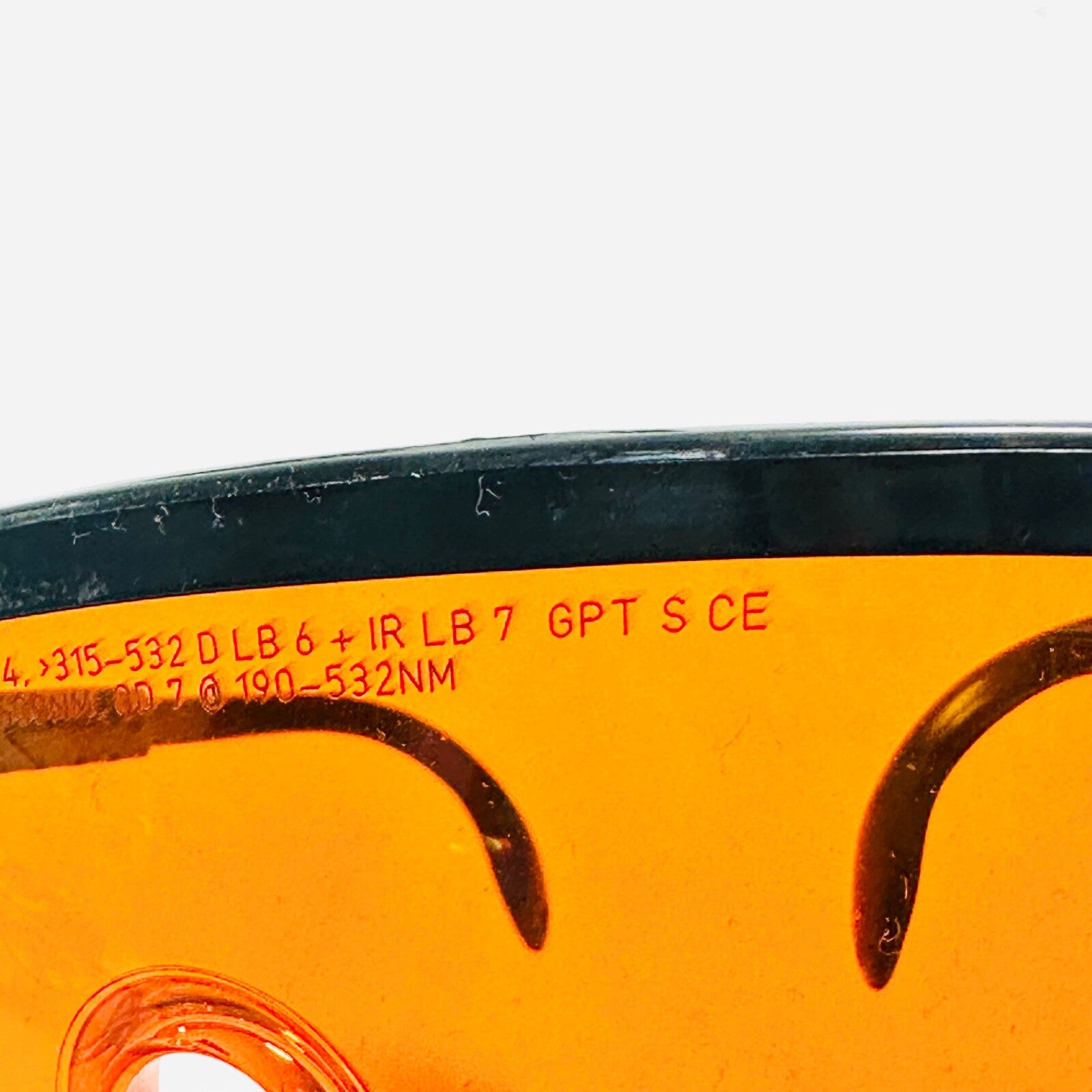 Honeywell 31-30103 GPT LGF Laser Glasses - Orange Lens As Is