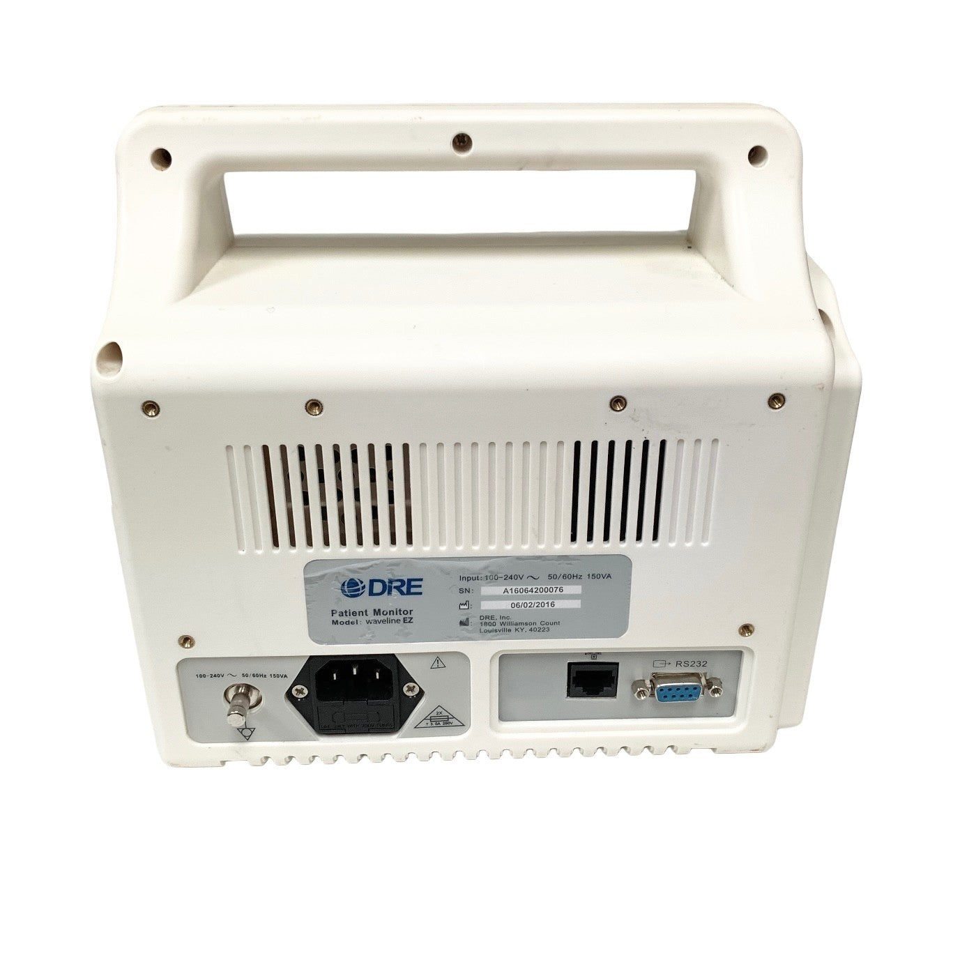 DRE Waveline EZ Patient Monitor - For Parts or Repair - Edan iM60 Portable Unit