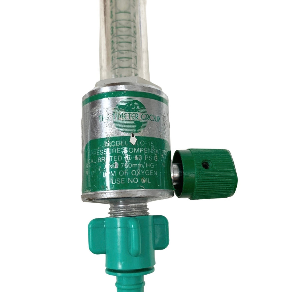 Timeter Instruments REF TLO-15 Ultra-Flow Oxygen Flowmeter 15 LPM 50 PSIG