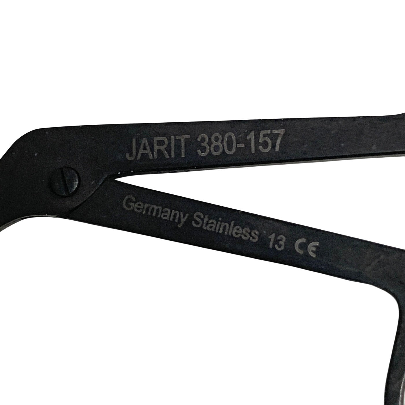 Jarit 380-157 Bellucci Micro Ear Scissors Ebony Serrated Straight 3" ENT