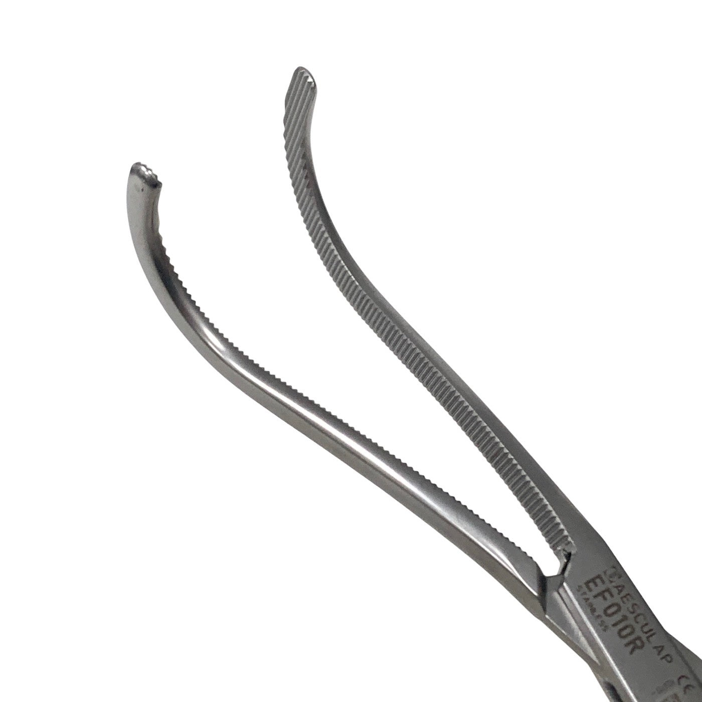 Aesculap EF010R Guyon Kidney Clamp 9.5" 240mm Double Curved Surgical Urology Too