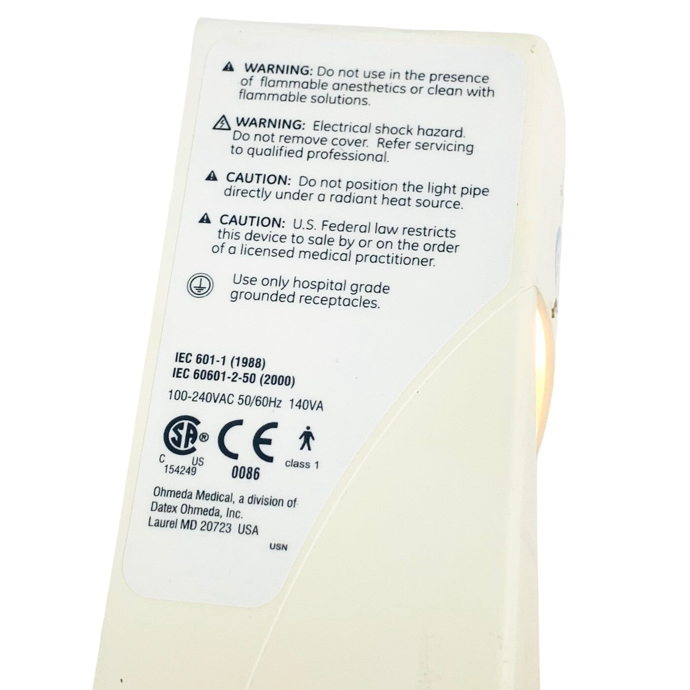 Datex Ohmeda REF 6600-0833-800, Giraffe Spot PT Lite Phototherapy System