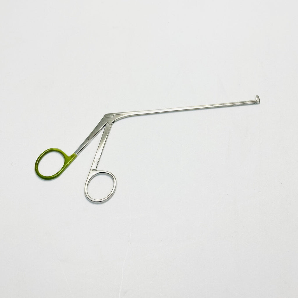 K. STORZ 634825B STRUMPEL Forceps with Oval, Fenestrated, Cupped J Instrument