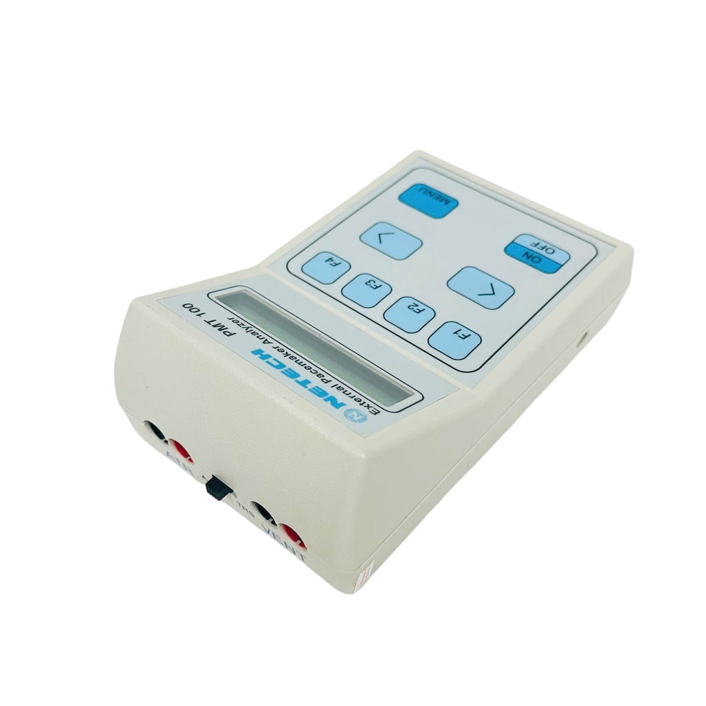 Netech PMT 100 External Pacemaker Analyzer Handheld Digital Test Unit W/ Cables