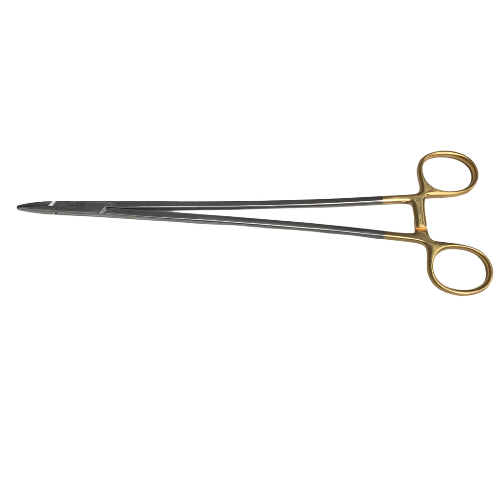 V.Mueller® CH2446 MIS Microvascular Needle Holder, Tungsten Carbide Tips, 10-1/4