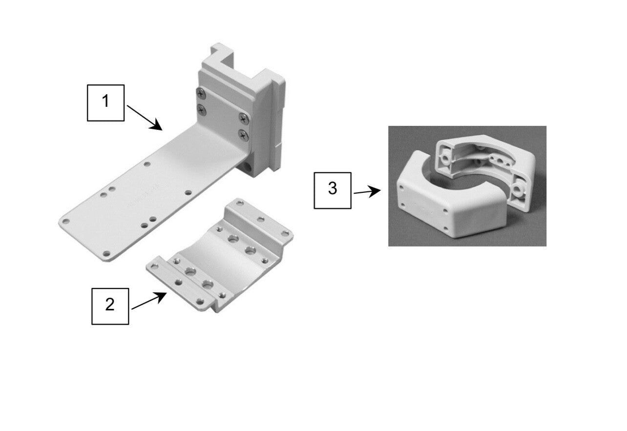 GCX 421358-009 PRN-50 Tram-rac 2 Mounting Kit for Channel, 2'' Pole ME-0039-87B