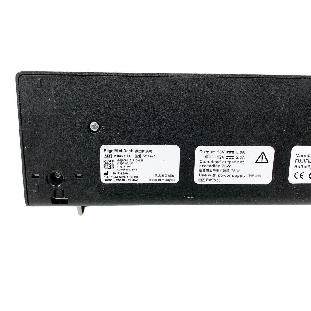 Fujifilm Sonosite REF P15078-41, Edge Mini-Dock, 15V 5.0A