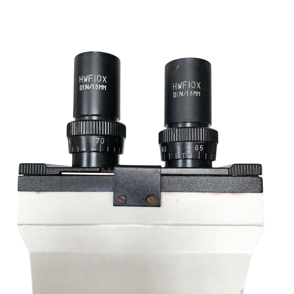 ACCU-SCOPE REF 1812WSWH, BINOCULAR MICROSCOPE,  w/ 4x, 10x, 40x, 100x OBJECTIVE