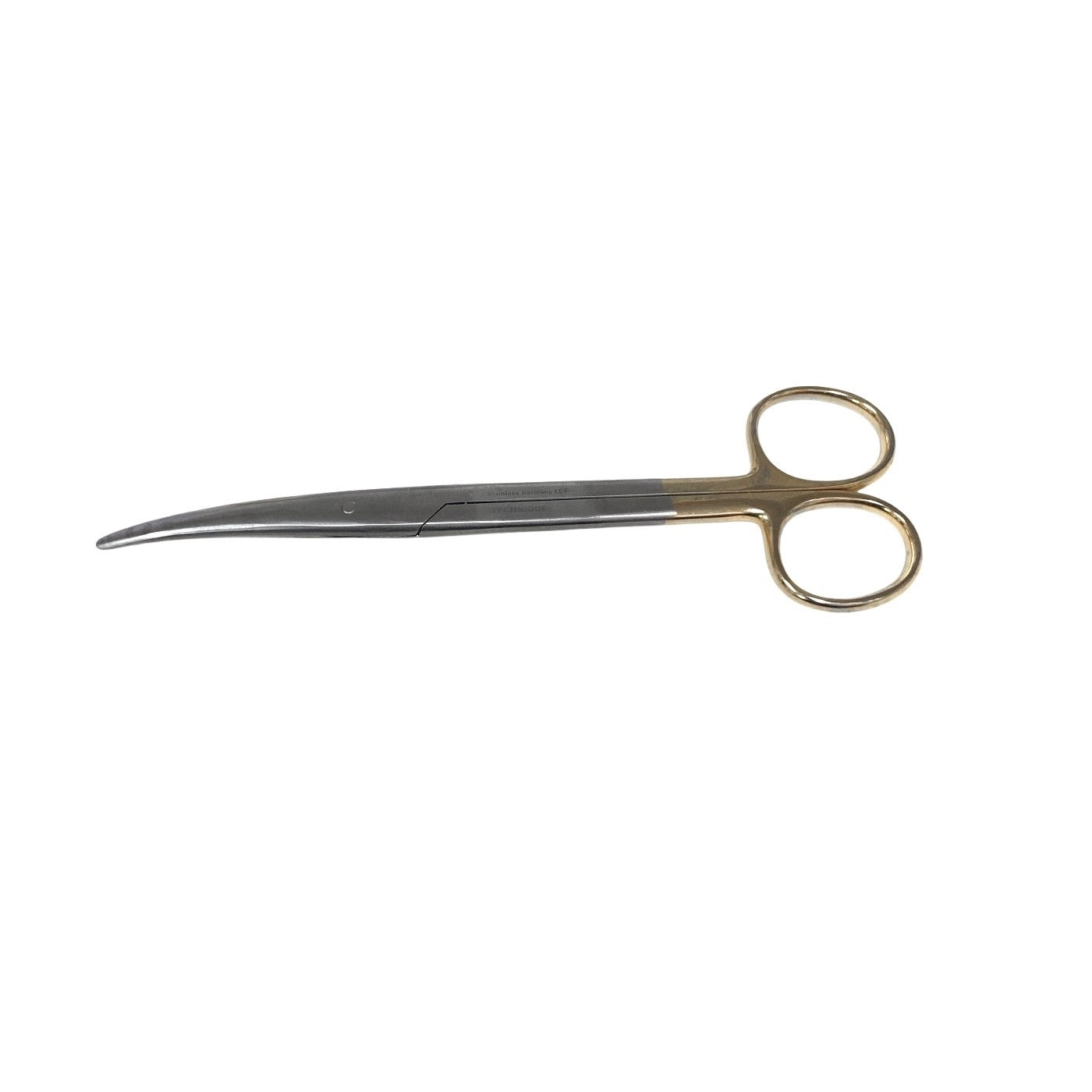 Pilling Ref 14-2225, Mayo Scissors Curved 6.75" - Gold Handle