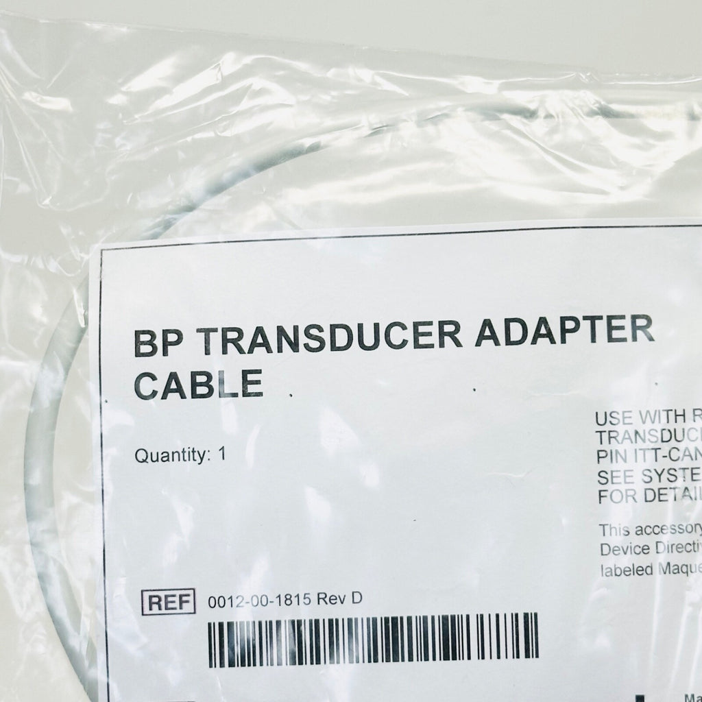 Getinge USA 0012-00-1815 BP TRANSDUCER ADAPTER CABLE